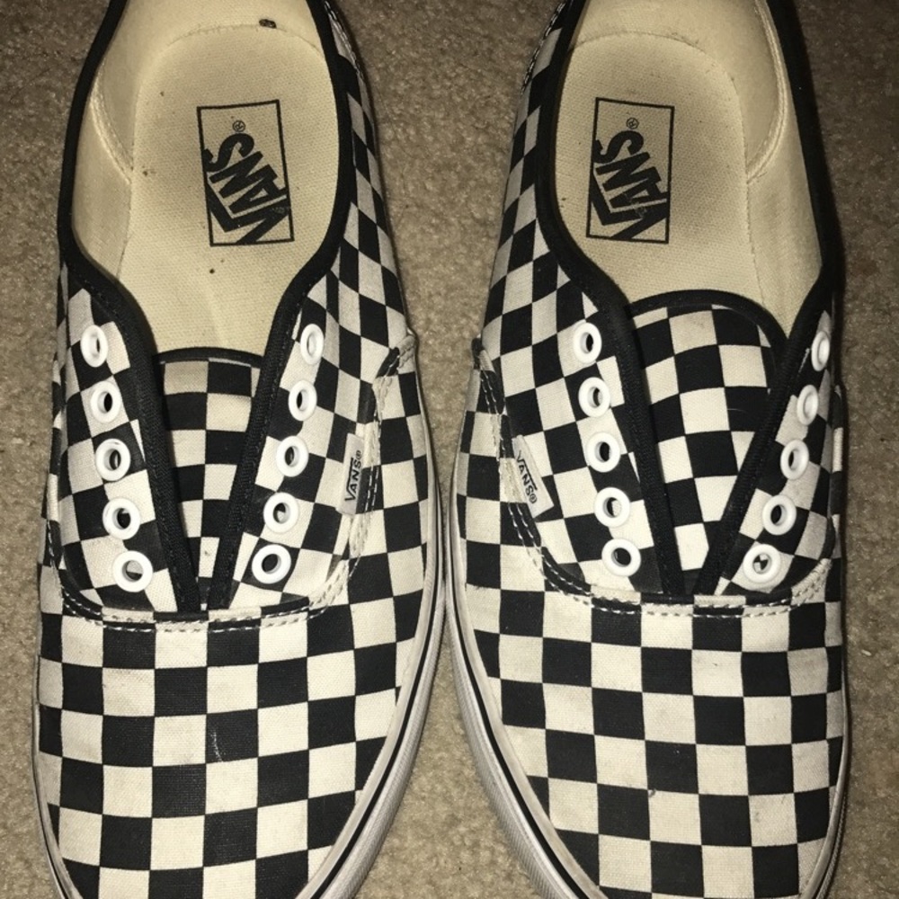 Checkered vans